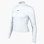 Nike W Nsw Nk Chll Knt Mock Tee - white/black