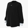 Nike W Nk One Relaxed Df Ls Top - black/white