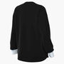 Nike W Nk One Relaxed Df Ls Top - black/white