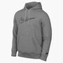 Nike M Nk Club Bb Hoodie Ctb - dk grey heather/lt smoke grey/white