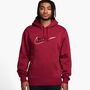 Nike M Nk Club Bb Hoodie Ctb - team crimson/team crimson/lt khaki