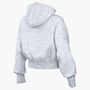 Nike W Nsw Chill Ft Hoody - birch heather/white/black