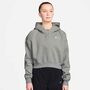 Nike W Nsw Phnx Flc Os Crp Hnly Hdy - dk grey heather/base grey/sail