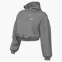Nike W Nsw Phnx Flc Os Crp Hnly Hdy - dk grey heather/base grey/sail