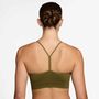 Nike W Np Df Smls Ls Bra - olive flak
