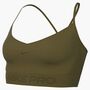 Nike W Np Df Smls Ls Bra - olive flak