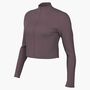 Nike W Nk Df Zenvy Fz Ls Top - tattoo/white