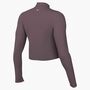 Nike W Nk Df Zenvy Fz Ls Top - tattoo/white