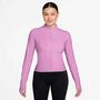Nike W Nk Df Zenvy Fz Ls Top - lt magenta/white