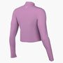 Nike W Nk Df Zenvy Fz Ls Top - lt magenta/white