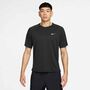 Nike M Nk Df Uv Flex Ss Top - black/white