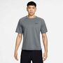 Nike M Nk Df Uv Flex Ss Top - smoke grey/black