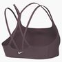 Nike W Nk Df Zenvy Strappy Bra - tattoo/white