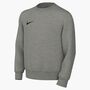 Nike Y Nk Park26 Flc Crew - dk grey heather/black