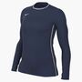 Nike W Nk Df Park26 Crew Top - midnight navy/white/white