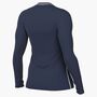 Nike W Nk Df Park26 Crew Top - midnight navy/white/white