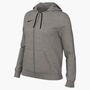 Nike W Nk Park26 Flc Fz Hoodie - dk grey heather/black