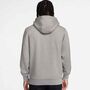 Nike M Nk Club Bb Fz Hood Ctb - dk grey heather/lt smoke grey/white