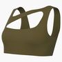 Nike W Nk Df Zenvy Bra Cs Ssnl - olive flak/white