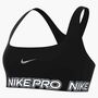Nike W Np Df Bra Tt Grx - black/white/metallic silver