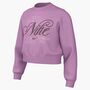 Nike G Nsw Club Flc Bxy Crew Gfx - lt magenta