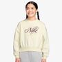 Nike G Nsw Club Flc Bxy Crew Gfx - soft pearl