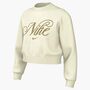 Nike G Nsw Club Flc Bxy Crew Gfx - soft pearl