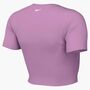 Nike W Nk Df Zenvy Ss Top - lt magenta/white