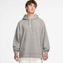 Nike M Nk Club Ft Os Po Hoodie - dk grey heather/lt smoke grey/white
