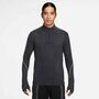 Nike M Nk Dfadv Strk Elt Dril Top - dk smoke grey/black/barely volt/bla
