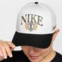 Nike U Nk Rise Cap S Cb Aframe Gfx - white/black