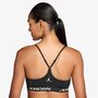 Nike W J Spt Indy Ess Bra - black/black/white/white