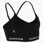 Nike W J Spt Indy Ess Bra - black/black/white/white