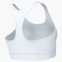 Nike W Nk Swsh Med Spt Unpadded Bra - white/black