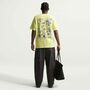Nike U Nsw Tee Lse Cafe Swoosh Illo - lt lemon twist