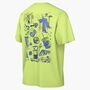 Nike U Nsw Tee Lse Cafe Swoosh Illo - lt lemon twist