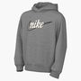 Nike K Nsw Club Flc Hd Fmly - dk grey heather/black/lt smoke grey