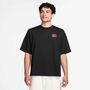 Nike M Nl Ss Boxy Knit Top - black
