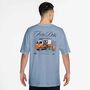 Nike U Nsw Tee Lse Cafe Swoosh Van - work blue