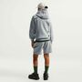 Nike K Nsw Club Ft Short Brand Ng - dk grey heather/black