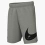 Nike K Nsw Club Ft Short Brand Ng - dk grey heather/black