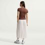 Nike W Nk Ss Fitted Top Gls - lt chocolate