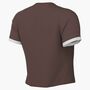 Nike W Nk Ss Fitted Top Gls - lt chocolate