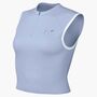 Nike W Slvlss Fitted Qz Top Gls - hydrogen blue