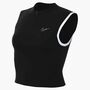 Nike W Slvlss Fitted Qz Top Gls - black
