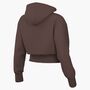 Nike W Nk Phnx Flc Fz Hd Gls - lt chocolate