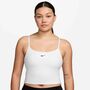Nike W Nk One Df Bra Tank - white/black