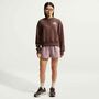 Nike W Nk Phnx Flc Po Hd Ls - lt chocolate