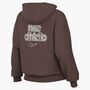 Nike W Nk Phnx Flc Po Hd Ls - lt chocolate