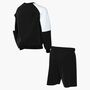 Nike K Nsw Shorts Tracksuit Crew - black/white/black/white